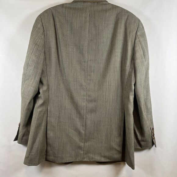 Ralph Lauren Men’s Sport Coat Houndstooth Wool Lined Blazer 39R Classic - Picture 3 of 7